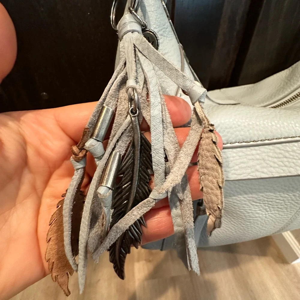 The SAK light blue leather purse - Picture 2 of 5